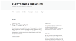 Desktop Screenshot of electronicsshenzhen.com