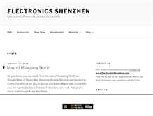 Tablet Screenshot of electronicsshenzhen.com